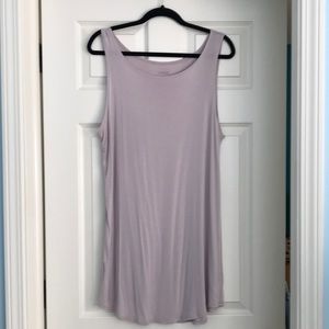 LOGO Layers taupe colored tunic tank top size XL